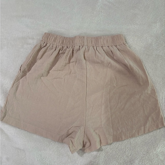 SHIEN Women's Tan Drawstring Shorts - Picture 4 of 5